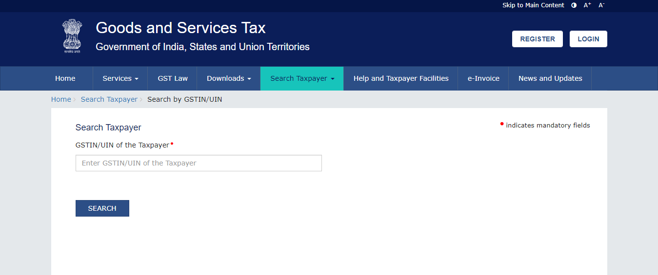 Check GST Number