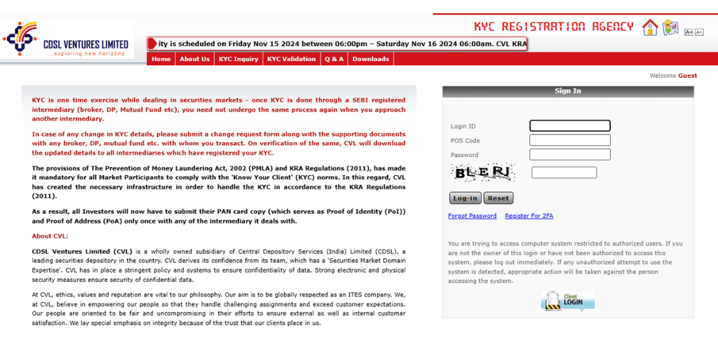 Mutual Fund KYC Step 3