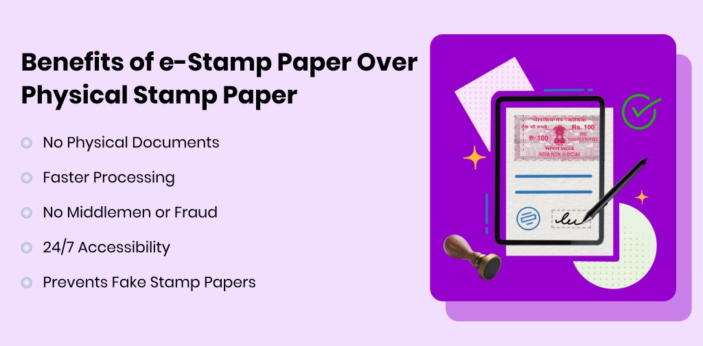 Benefits of e-stamp paper