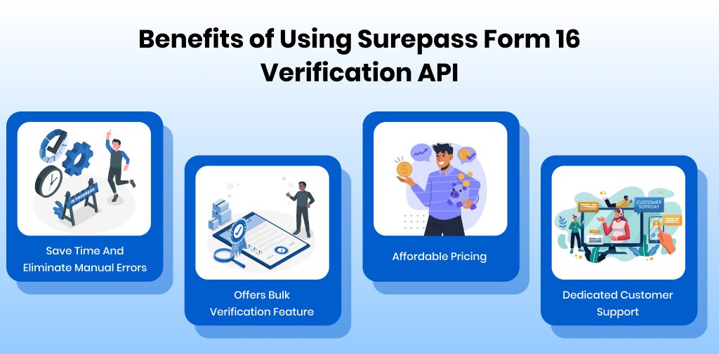 Benefits of using surepass form 16 verification api