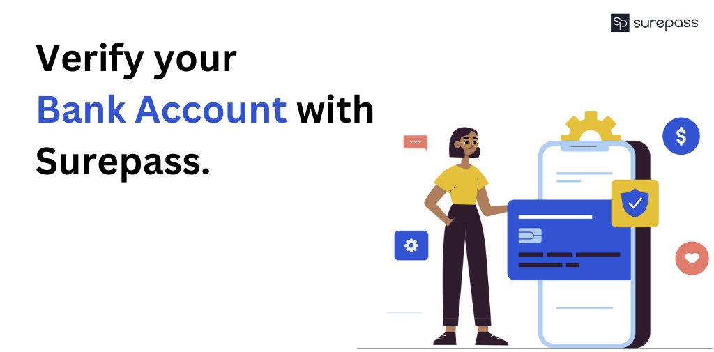verify bank account with Surepass