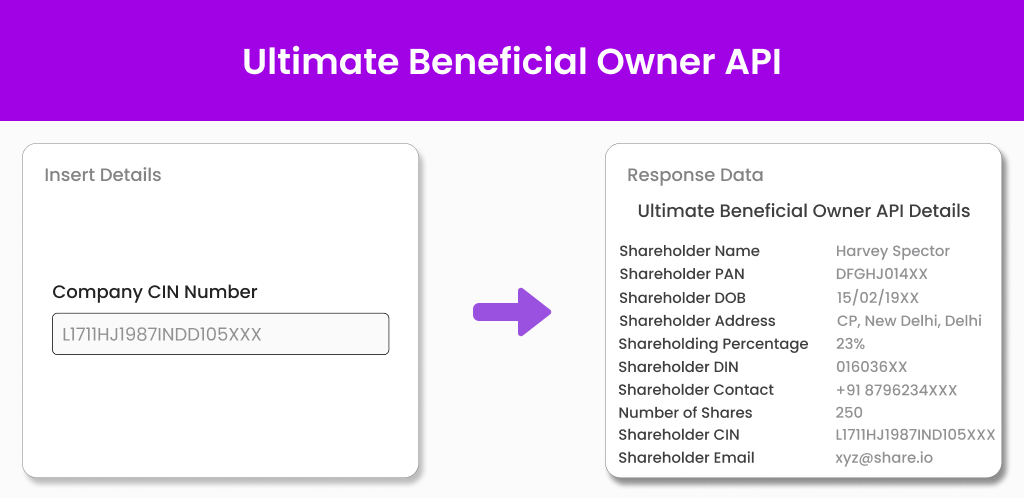 Ultimate Beneficial Owner API Ultimate Beneficial Owner API