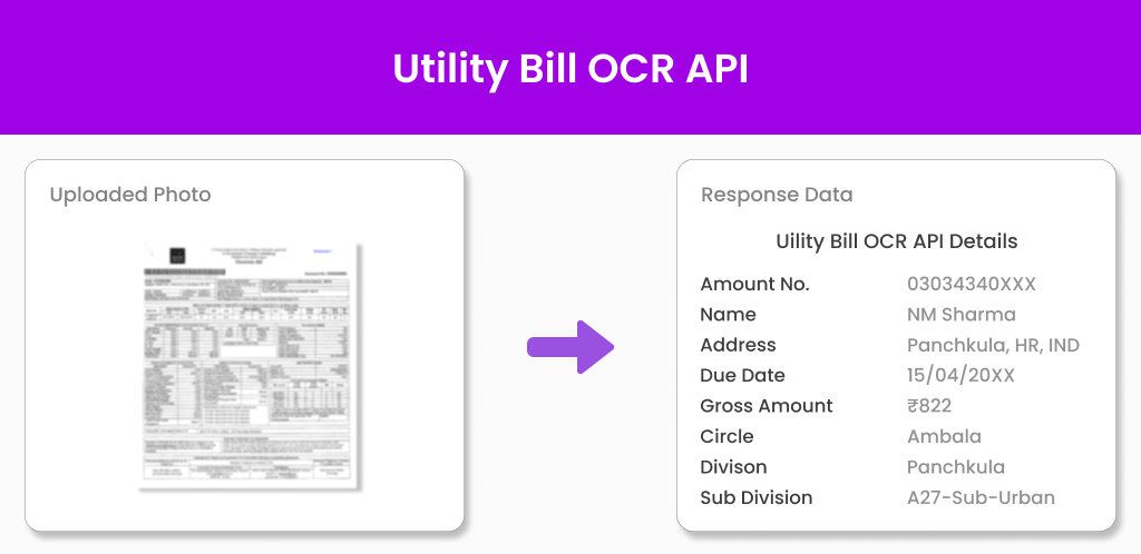 Utility Bill OCR API Rectangle Image Utility Bill OCR API