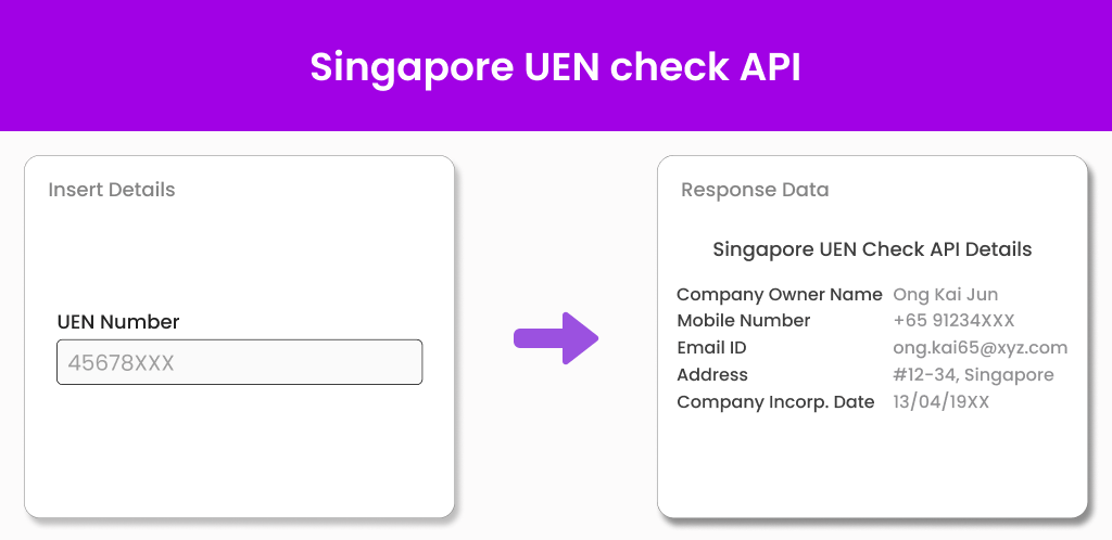 Singapore UEN Check API Rectangle Image Singapore UEN Check API