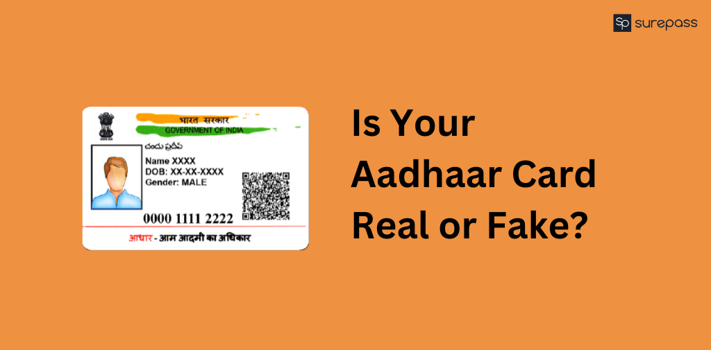 Detect Fake Aadhaar Card