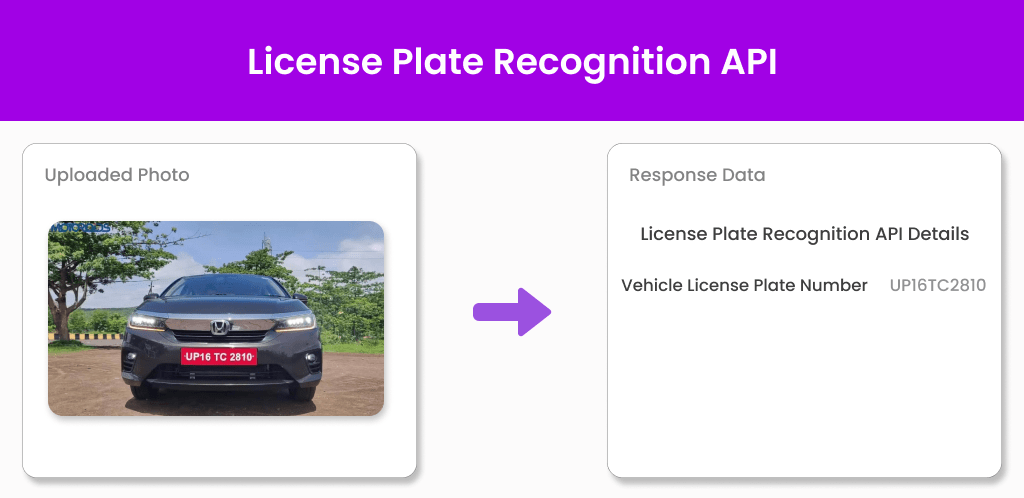 License Plate Recognition API Rectangle Image License Plate Recognition API