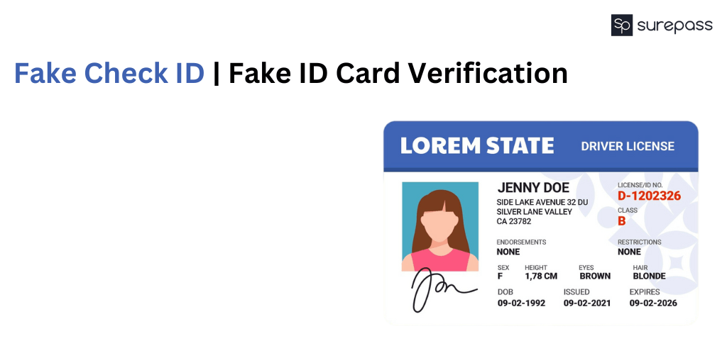 fake id card