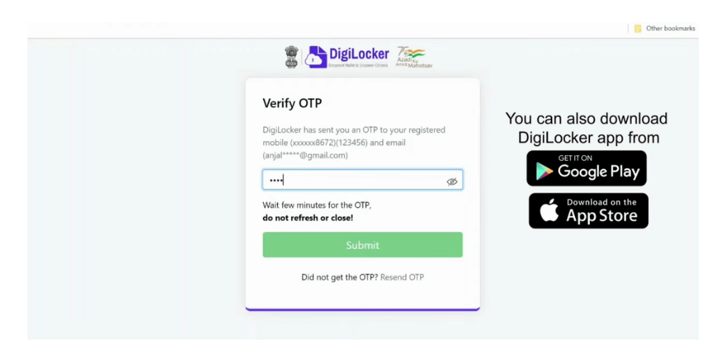 Digi Locker Login