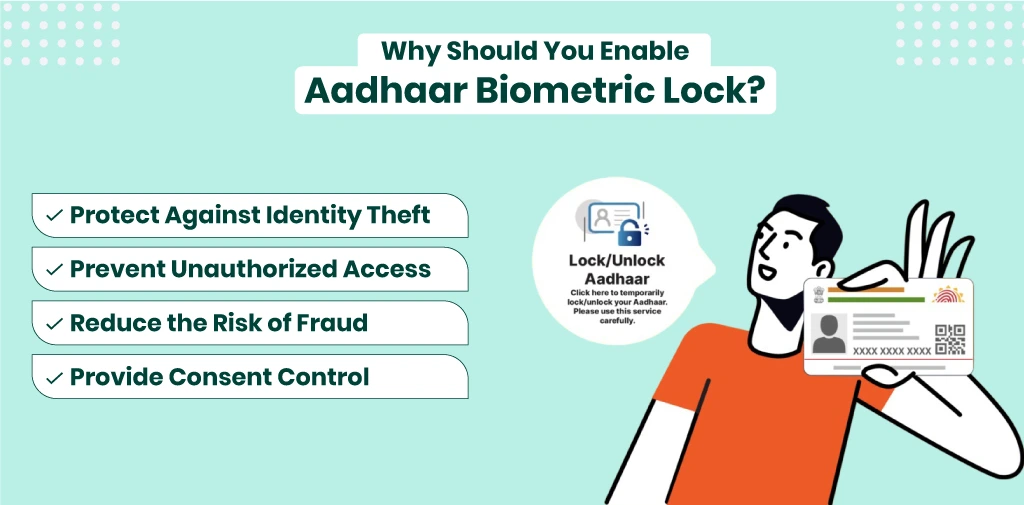 Why should you enable Aadhaar Biometric Lock?