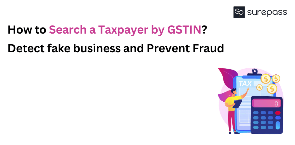Search Taxpayer by GSTIN